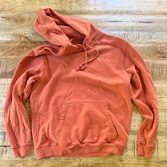 Gap super soft faded orange hoodie gap men’s small - Picture 1 of 4